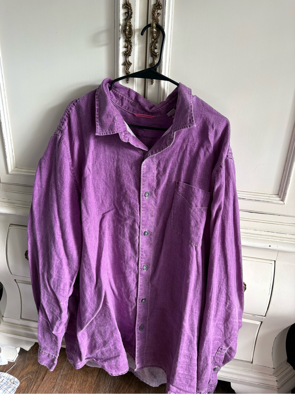 Tommy Bahama Lavender Casual Button-Down Shirt